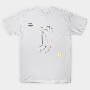 J - cmyk strokes T-Shirt